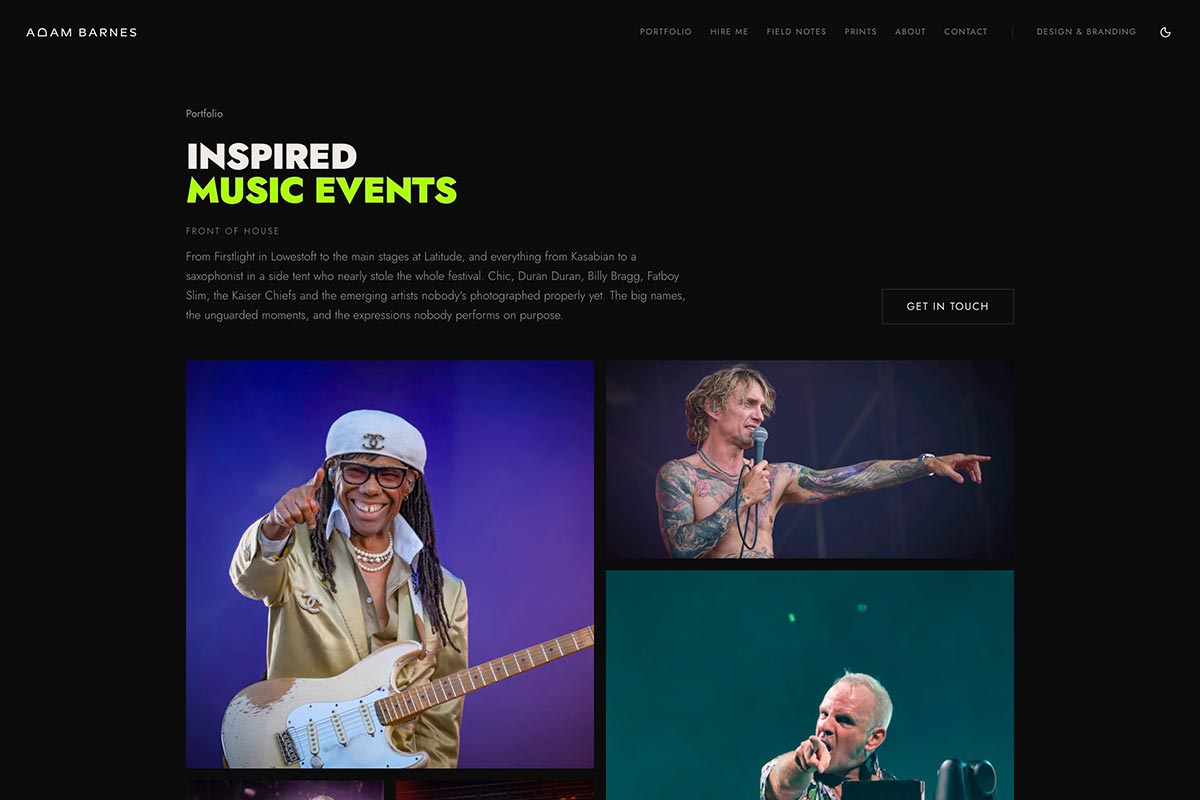 adambarnesphotos.co.uk — portfolio page