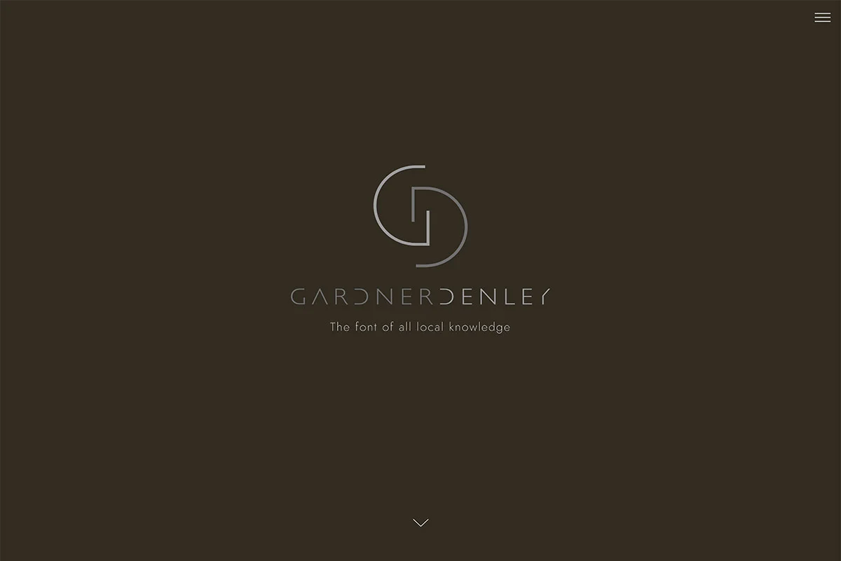 Gardner Denley website — homepage